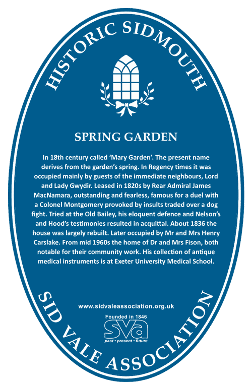 Blue Plaque